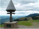 Rateče - Tromeja - Podkoren (krožna) Vrh in pogled na avstrijsko smučišče